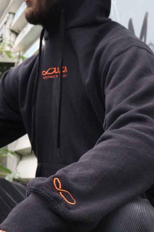 Luca Records & Decks Hoody Black (Embroidered)
