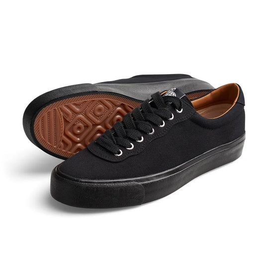 Last Resort Black Canvas Shoe (Black Sole)