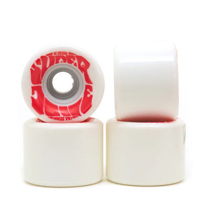OJ Soft Wheels (UK) Mini Super Juice 78a White With Red Graphic 55 MM