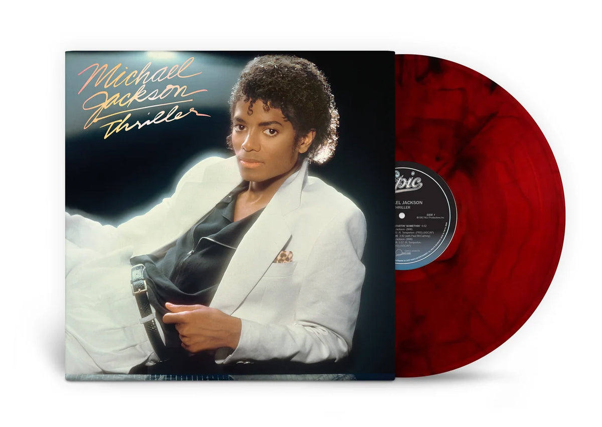 Michael Jackson - Thriller ( Limited Edition Red and Black Marble)