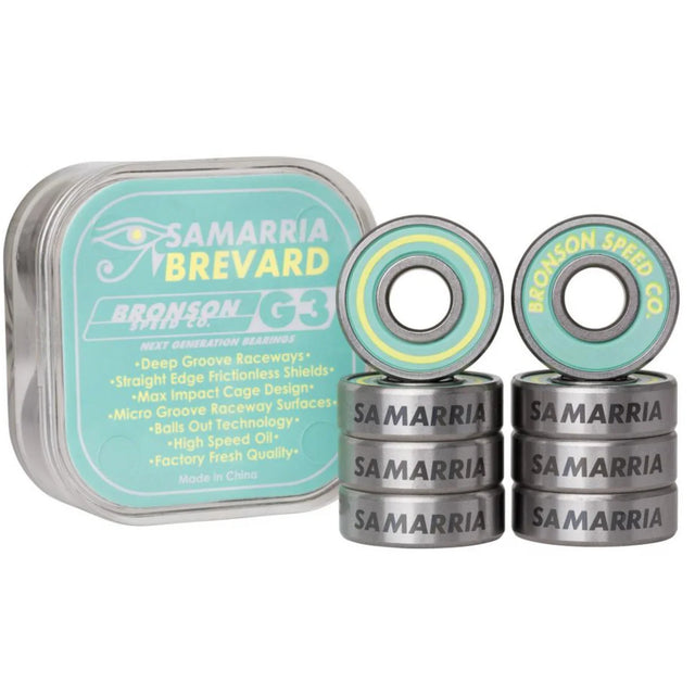 Bronson Speed Co. Bearings Samaria Brevard Pro G3 Silver 8 MM