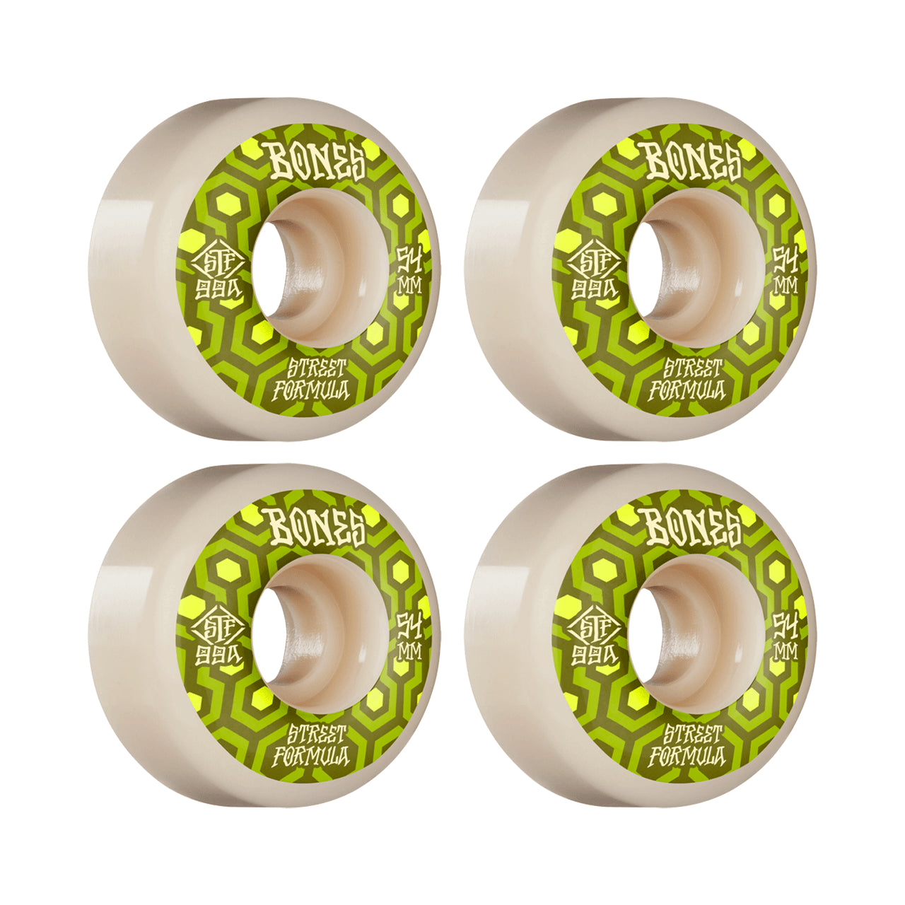 Bones Wheels STF Retros 99a Standard White 54mm