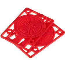 Indy Riser Pads 1/8 Red