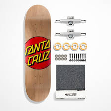 Santa Cruz Complete Kit Classic Dot Brown 8.375 IN Deck