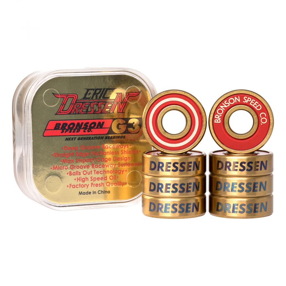 Bronson Speed Co. Bearings Eric Dressen Pro G3 Gold 8 MM