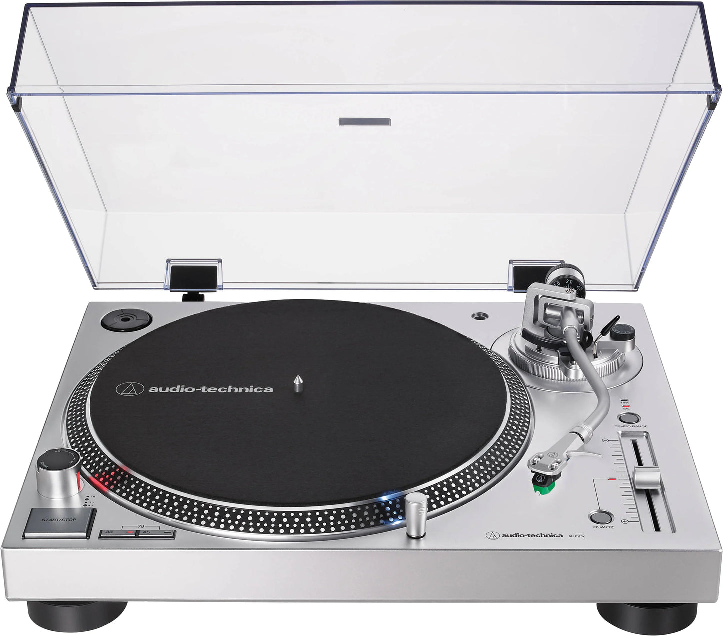 Audio Technica AT-LP120X-USB Record Player Silver