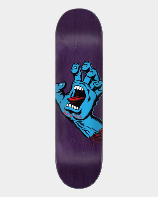 Santa Cruz Screaming Hand 8.375" Purple Deck