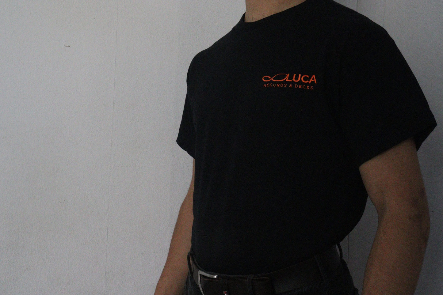 Luca Records & Decks Tee Black (Embroidered)