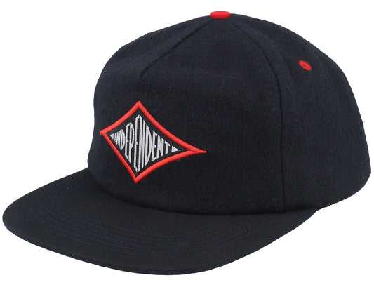 Independent Cap RTB Pilot Black O/S