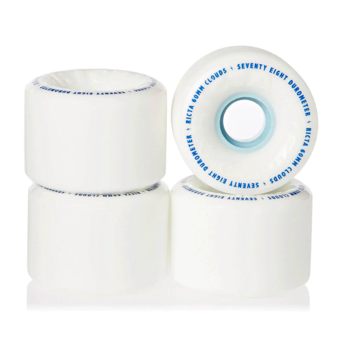 Ricta Wheels Clouds 78a White/Blue 60 MM