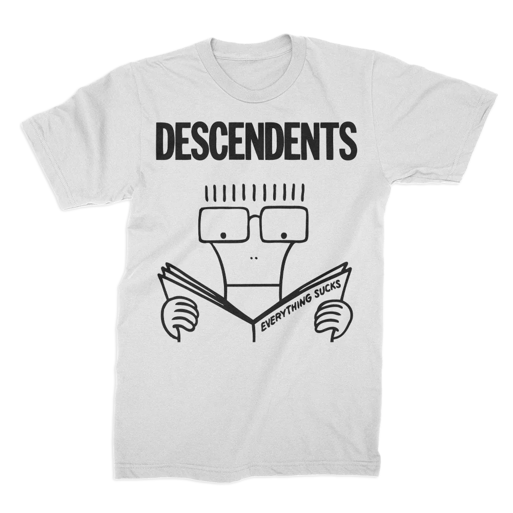 Descendents everything Sucks White T Shirt Size Medium