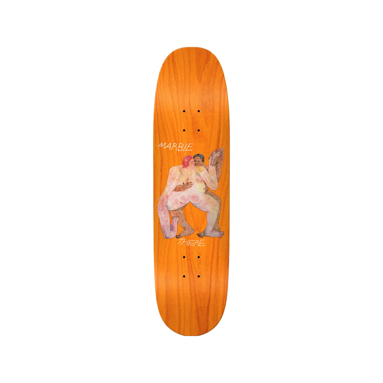 There Deck Marbie Slow Song Orange 8.5"