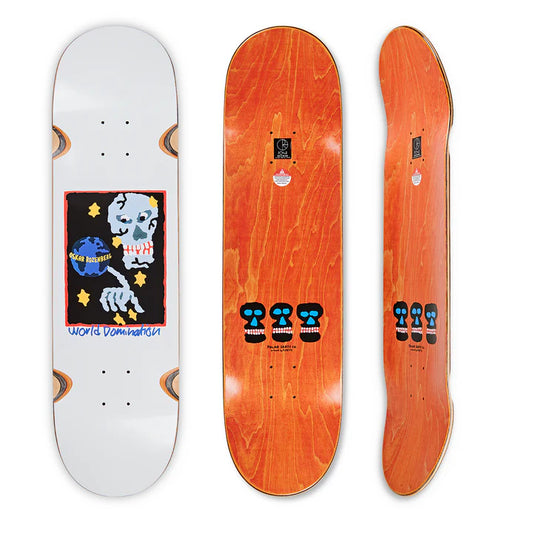 Polar OSKAR ROZENBERG World Domination White (Wheel Wells) 8.25" Deck