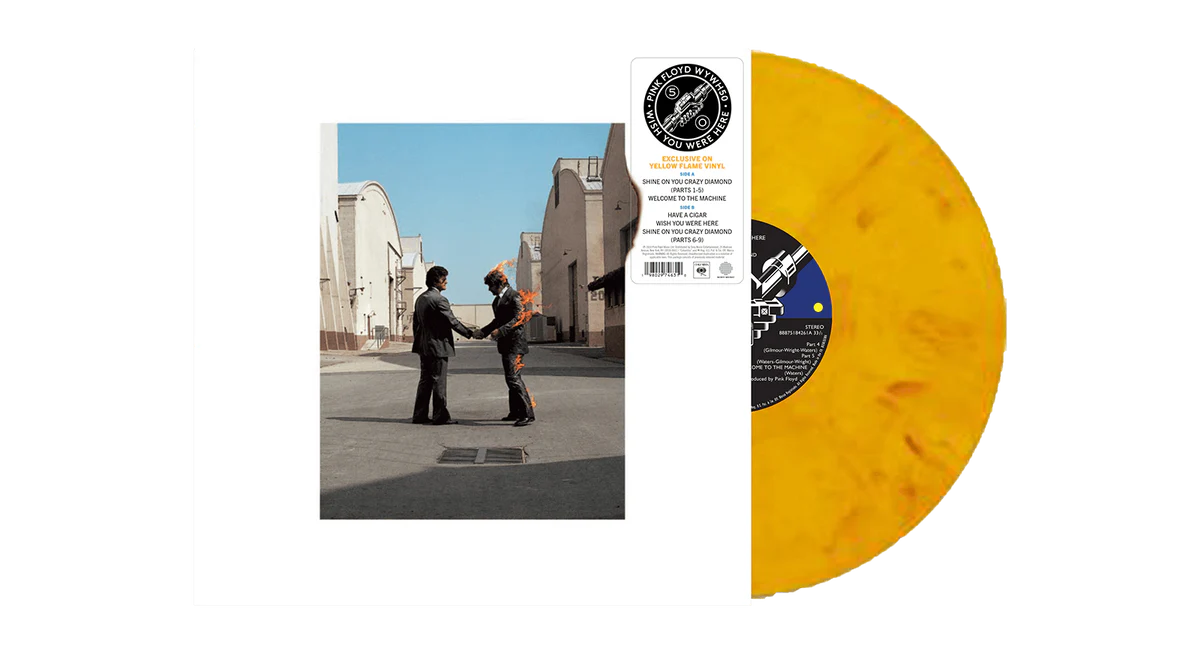 Pink Floyd - Wish You Were Here ( Yellow Flame Vinyl)