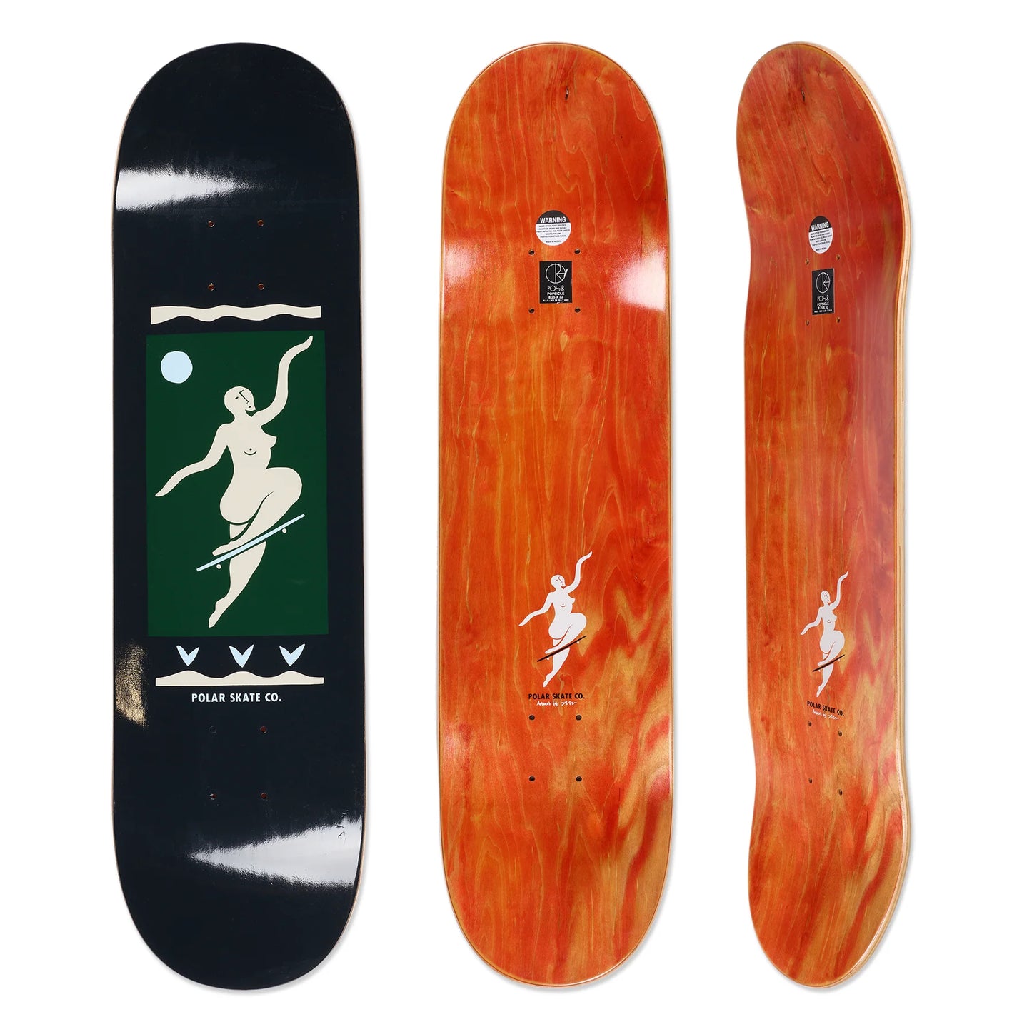 Polar No Comply (Charcoal) 8.5" Deck