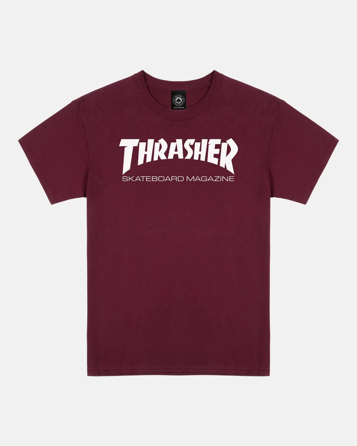 Thrasher T Shirt Skate Mag Maroon