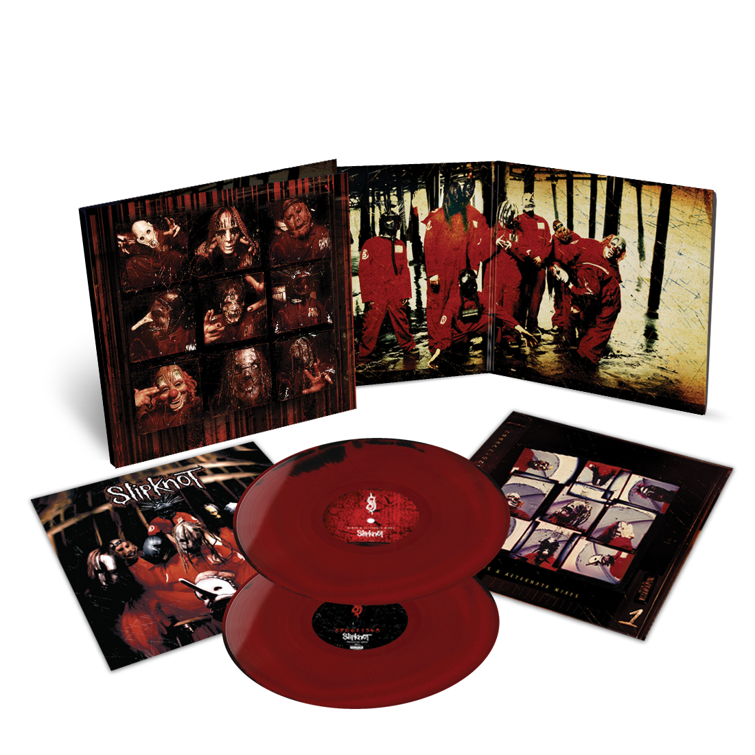 Slipknot - Self Titled (25th Anniversary Edition) [Red & Black Mix Vinyl] SEPT 5