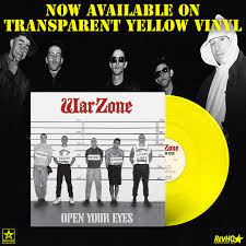 Warzone - Open Your Eyes (Yellow Vinyl)