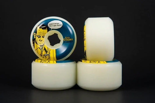 OJ Wheels Eric Dressen Laugh It Up 99a Blue/Yellow 58 MM